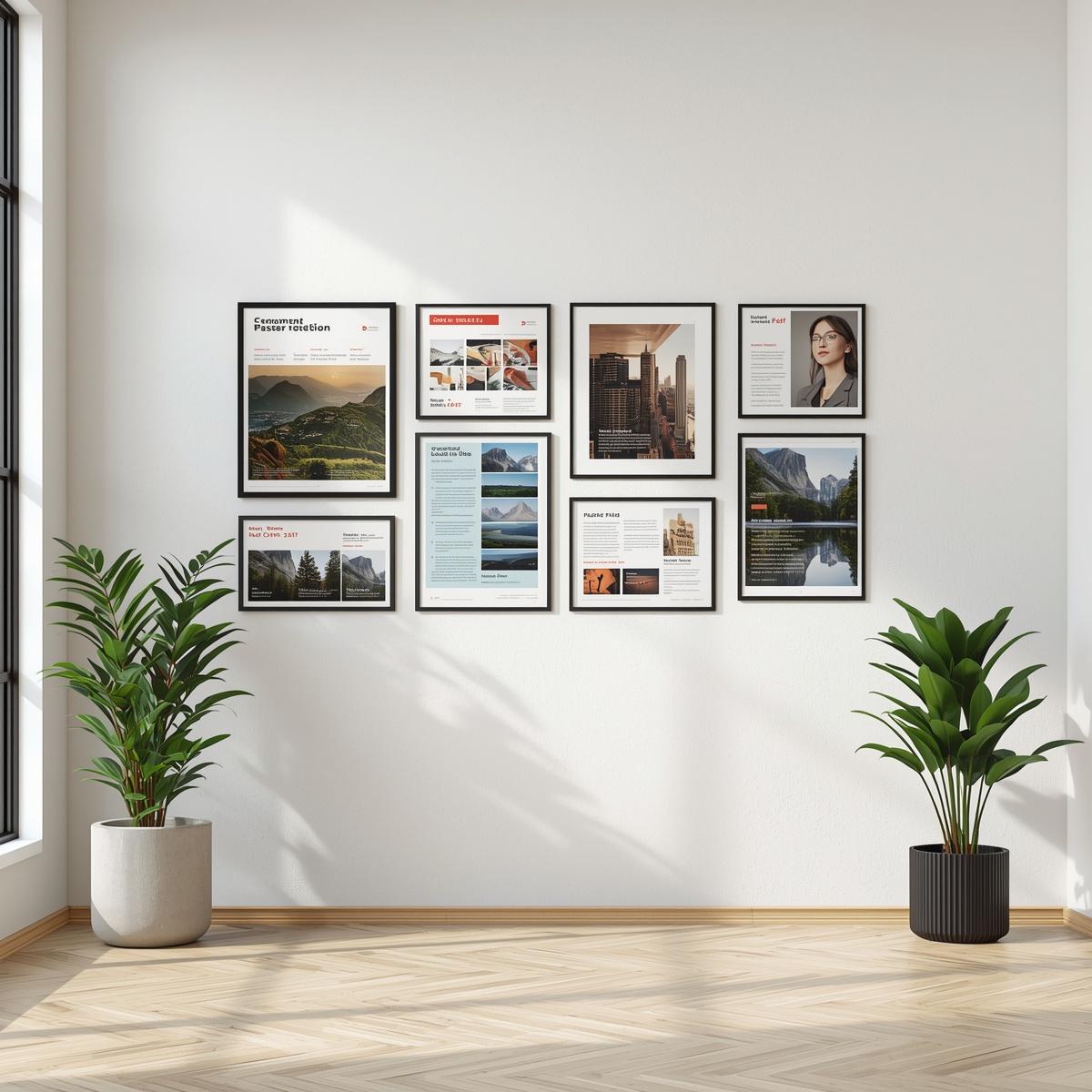 A4 standard poster printings