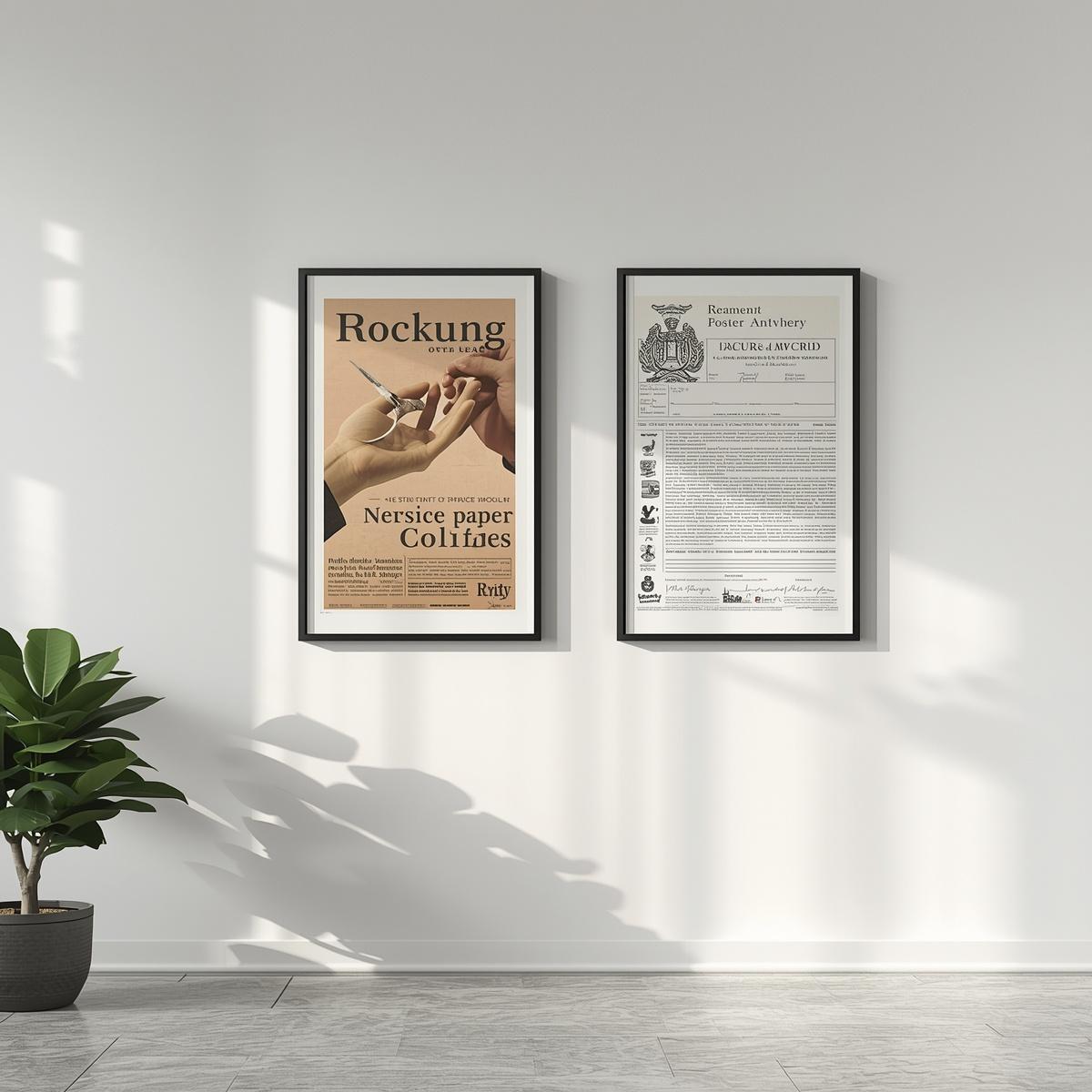 A4 standard posters
