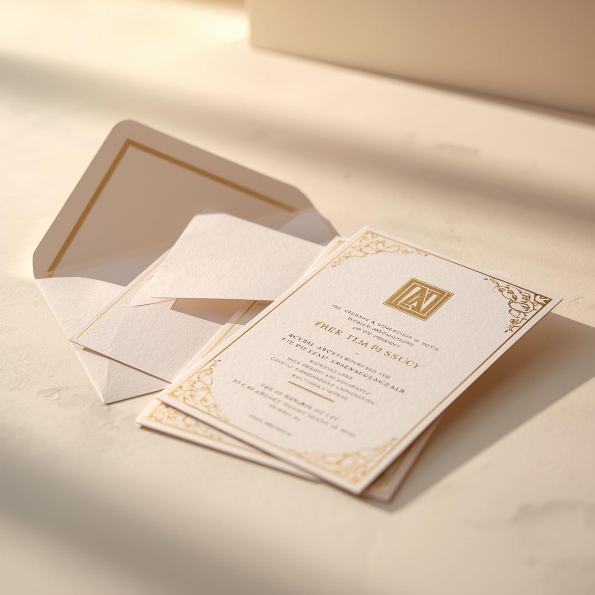 A4 Invitation Cards Printing – Premium Large Event Invitation (Print-F)