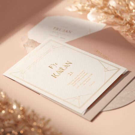 A4 Invitation Cards Printing – Premium Large Event Invitation (Print-F)