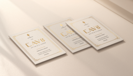 A5 Invitation Cards