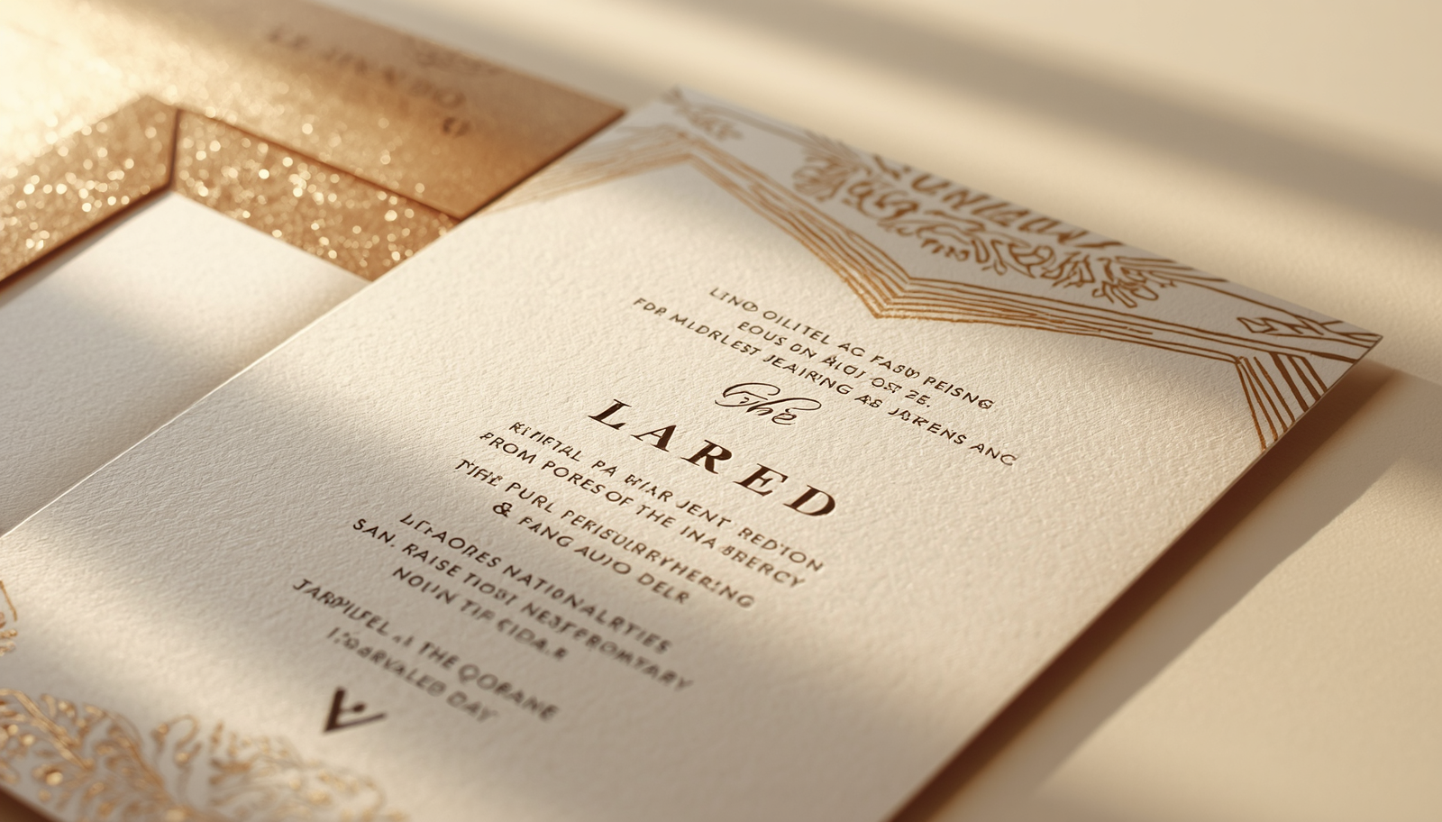A5 invitation cards