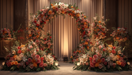 Artificial + Natural Flower Decoration