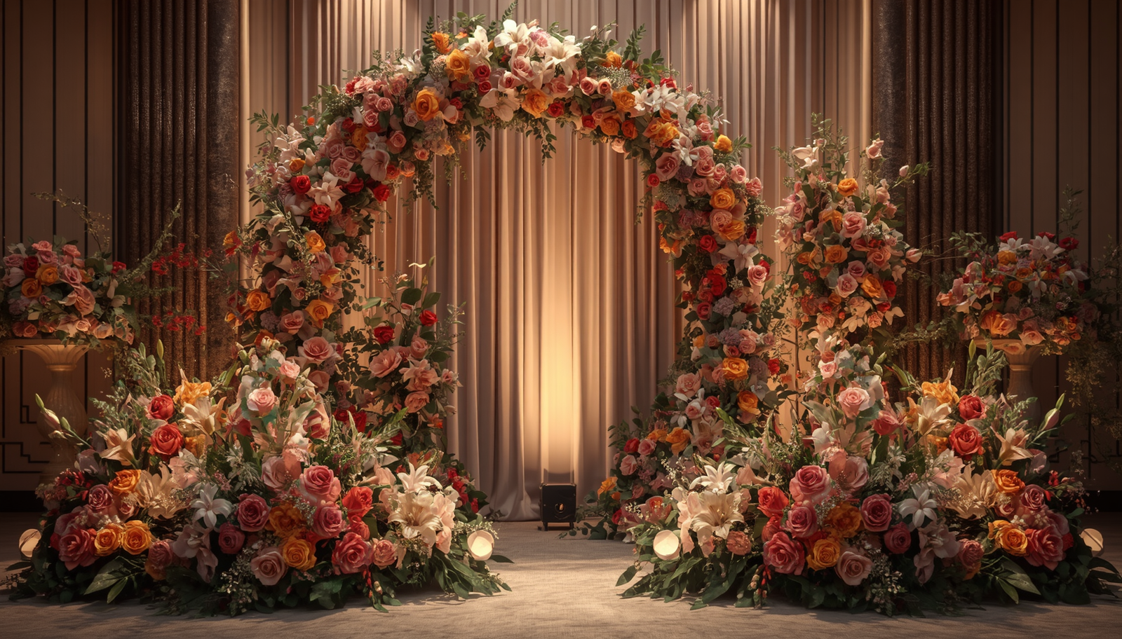 Artificial + Natural Flower Decoration