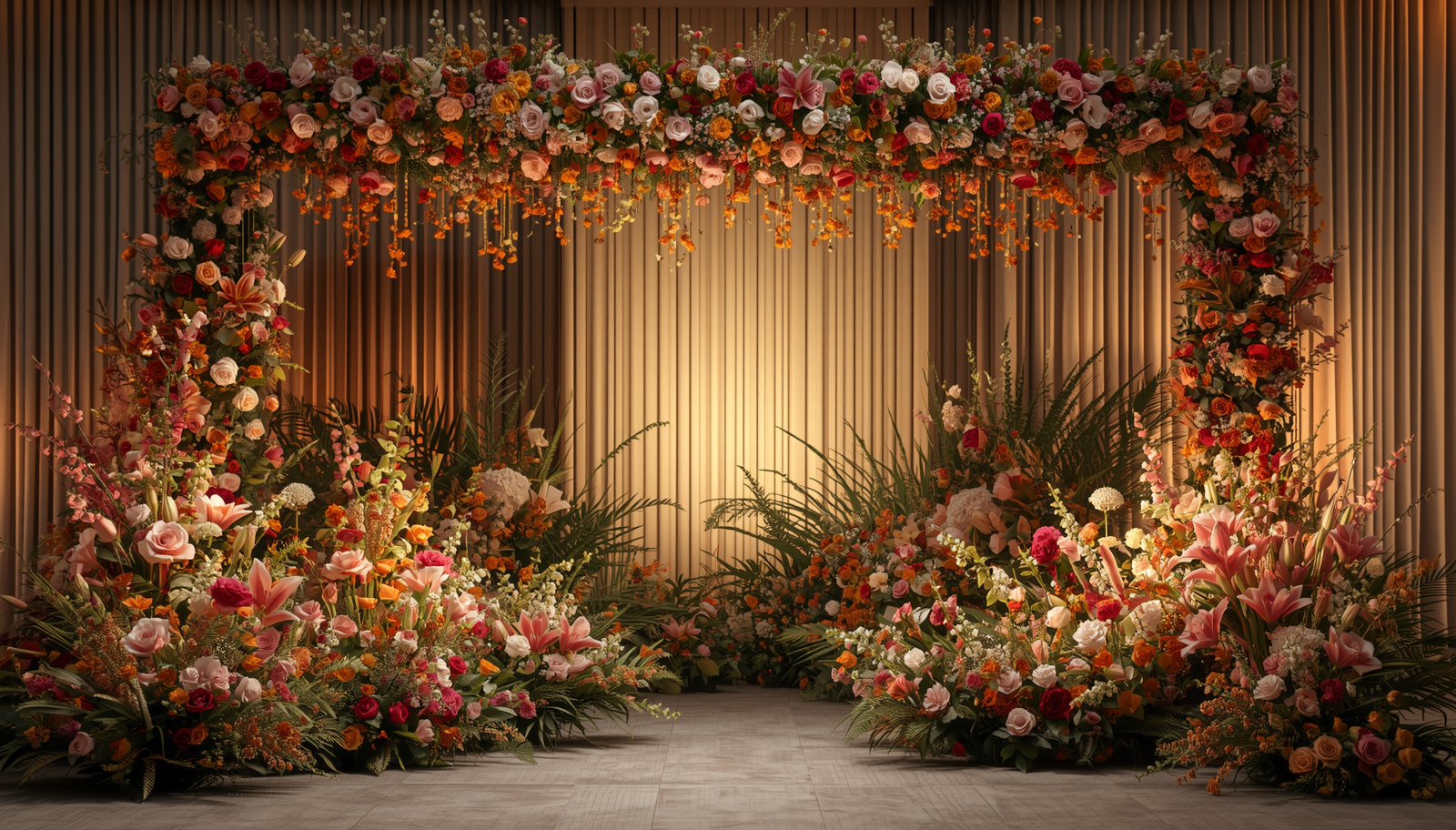 Artificial + Natural Flower Decoration