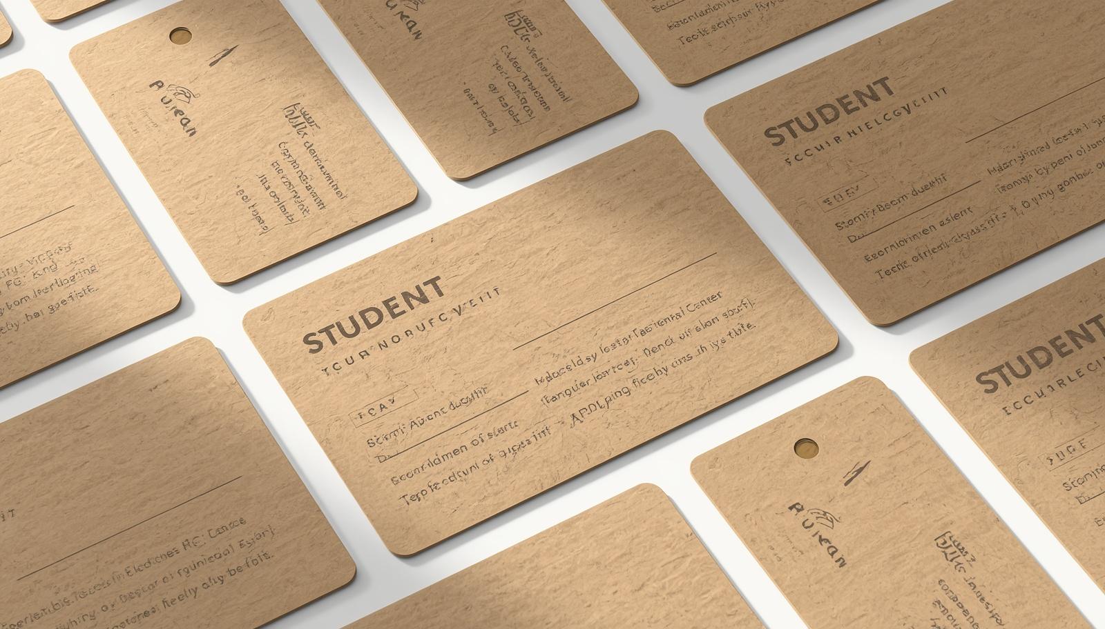 Cardboard ID card