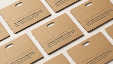 Cardboard ID cards B2 size
