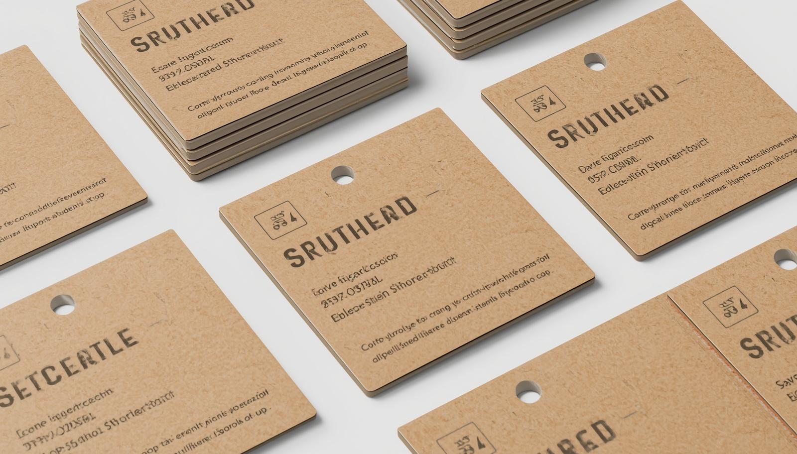 Cardboard ID cards B2