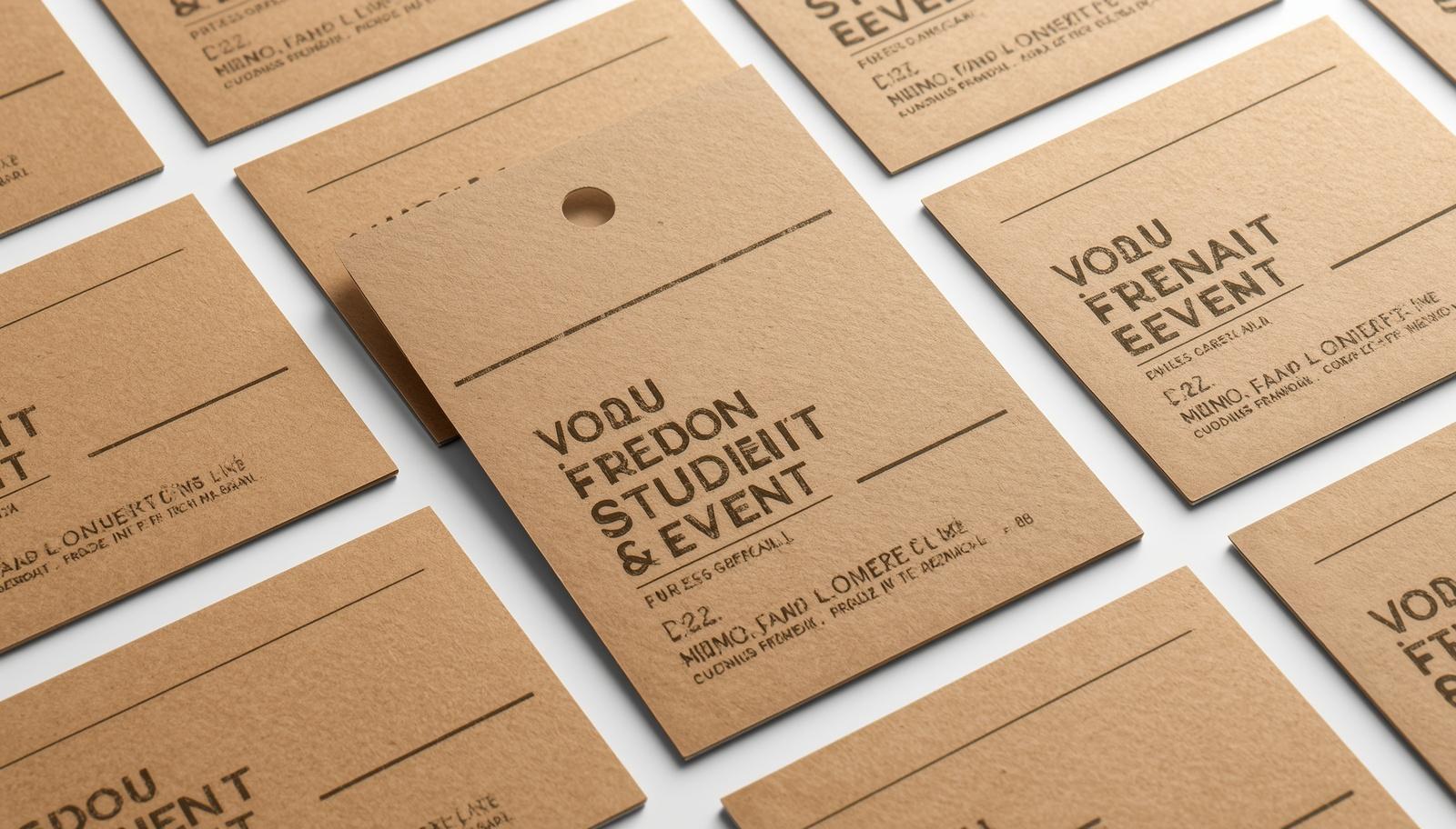 Cardboard ID cards