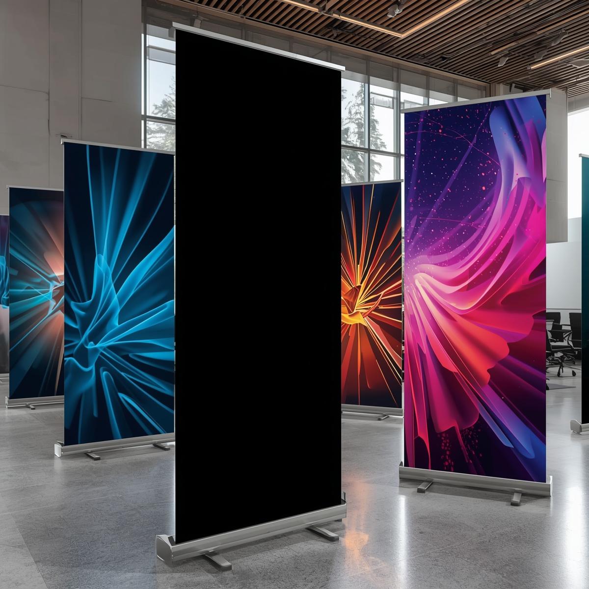 blackout flex banner printing, type