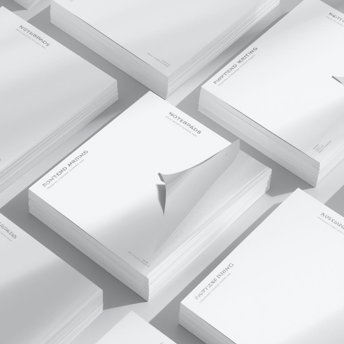 custom notepad printing setup