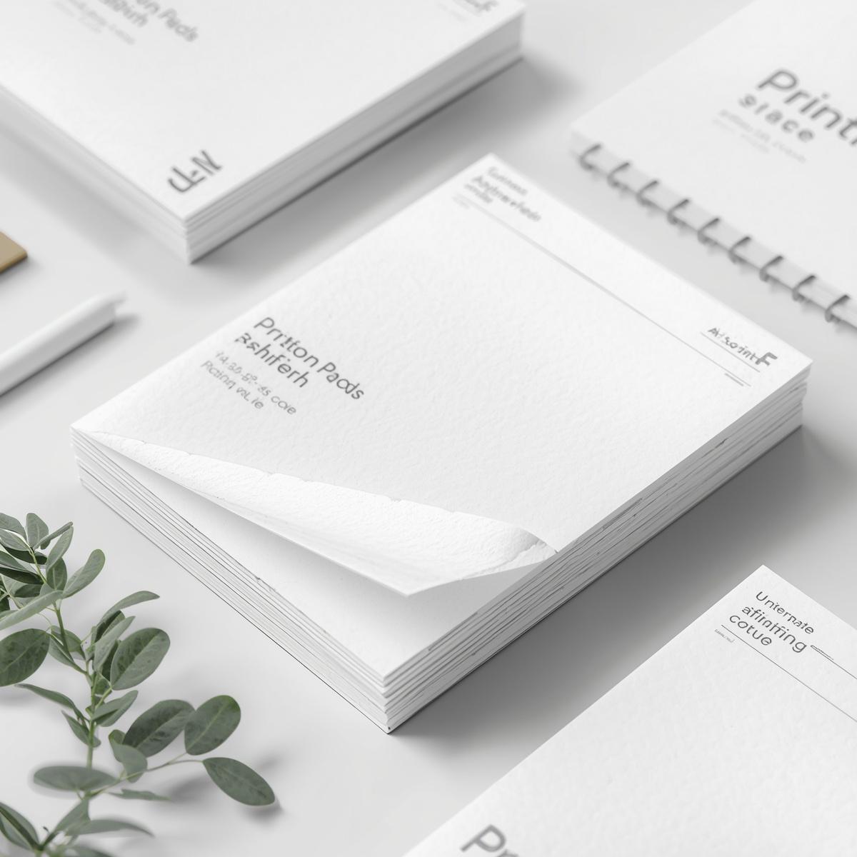 custom notepad printing setups