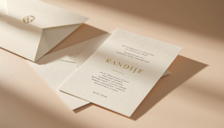 A5 invitation cards