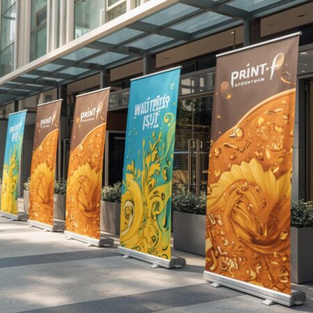 standard flex banner printing, types